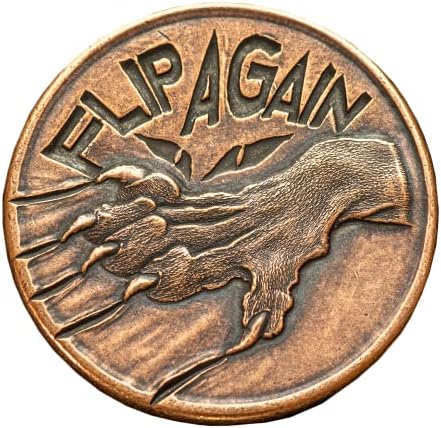 Ped The Cat / Flip novamente Copper Decision Taker Coin