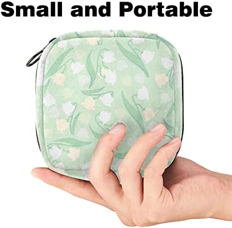 Bolsa de armazenamento de guardanapo sanitário, bolsa menstrual bolsa portátil para guardas sanitários portátil