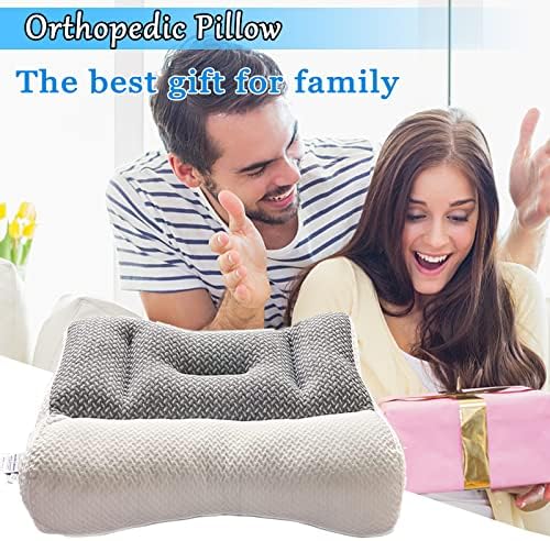 AGSIXZLAN Super Ergonomic Pillow - New Ortopedic Correction Repair tração de tração ergonômica, travesseiro ortopédico