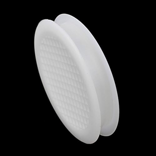 Aexit 10pcs Hardware de armário de plástico redondo forma de malha de malha de ar ventilador para 10 mm