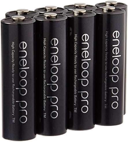 ENELOOP PRO AA de alta capacidade Ni-MH 2550mAh Bateria recarregável pré-carregada e Panasonic BK-4HCCA12FA Pro