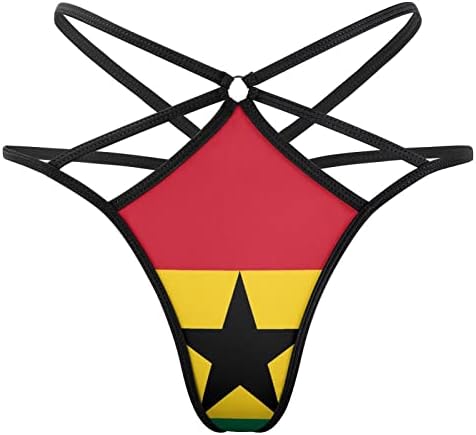 Bandeira de Gana feminino sexy galhe g de cintura baixa calcinha calcinha de calcinha baixa
