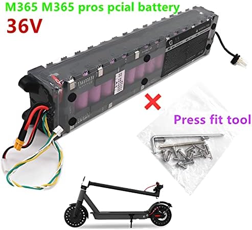 Yuwyp 36V 12800mAh Bateria de lítio recarregável para scooter elétrica M365