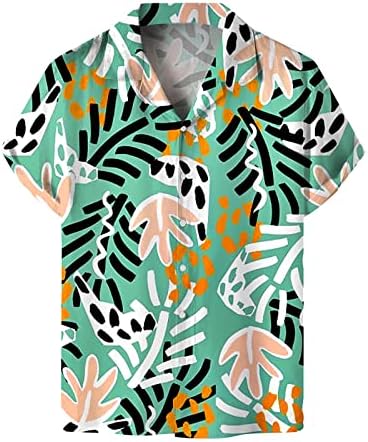 2023 Novos masculinos de verão moda de moda casual à beira -mar camise