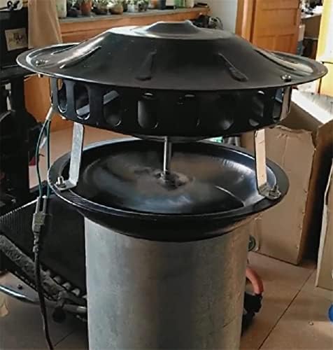 Fã de chaminé de WZGLOD 60W Induzido por ventilador de ventilador de lareira do ventilador de fã doméstica de exaustão da máquina de fumaça da máquina de fumaça de pó induzida por capa induzida por pó