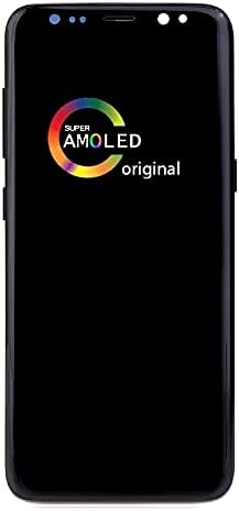 [Quadro roxo] AMOLED LCD para Samsung Galaxy S8 Plus+ G955 Screen Digitalizer Substituição Touch Substituição LCD Visor G955A G955F G955P G955R4 T U V W 6,2 polegadas por bitanr