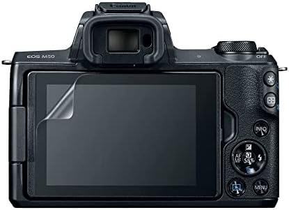 Celicious Vivid Invisible HD Glossy Screen Protector Compatível com Canon Eos M50 [pacote de 2]
