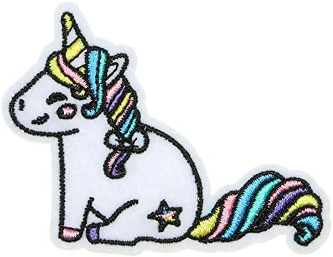 JPT - Unicórnio Pretty Rainbow Little Pony Pony Pony Animal Cartoon Appliques Aplique Ferro/Sew On Patches Citão