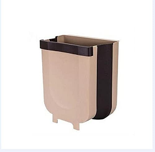 9L Lixo dobrável Lixo da cozinha lixo lixo de carro dobrável pode lixo de lixo montado na parede para balde de armazenamento de desperdício de banheiro no banheiro