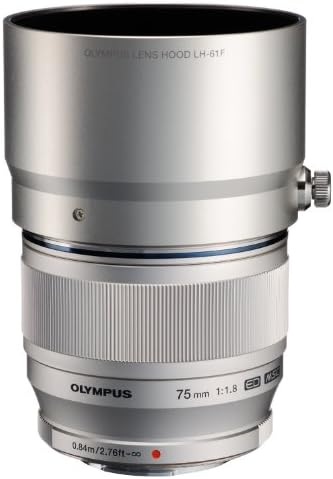 Olympus LH-61F, Lente Metal Silver Metal Hap para 75mm f/1,8 micro 4/3 lente