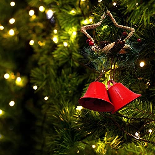 Garland de Natal vintage para lareira de natal decoração de campainha pingente de natal decoração pingente