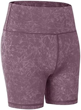 Shorts de motociclista feminino compressão perneiras de ioga shorts de cintura alta shorts shorts de barriga de barriga de ginástica