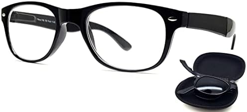 Dobrando miopia miopia Distão de óculos para homens Mulheres Pocket Travels + mini Case 1,00 1,50