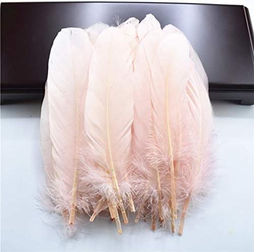 Ttndstore pólo duro penas de ganso natural para plumas de 6-8 polegadas/15-20cm de pato de pato de jóias
