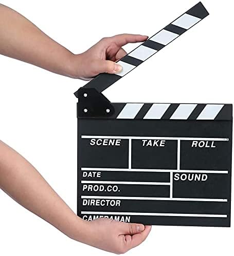 Filme de filme blap table, hollywood badalp board de filmes de madeira acessório de blapboard com preto
