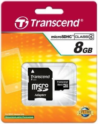 Transcend 8 GB Microsdhc Classe 4 Cartão