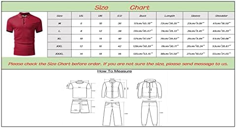 HDDK Mens Camisas Polo Front Placket Buttle Bushdown Tops Golf Tops Summer Summer Manga Casual Casual Casual