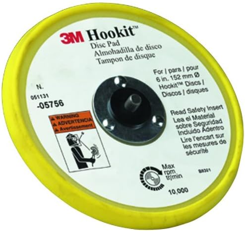 3m Hookit Low Profile Disc bloco, 05756, 6 polegadas