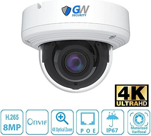 GW 4K 32 Canal NVR Security Camera System com 16 8MP de reconhecimento facial/detecção humana/veículo