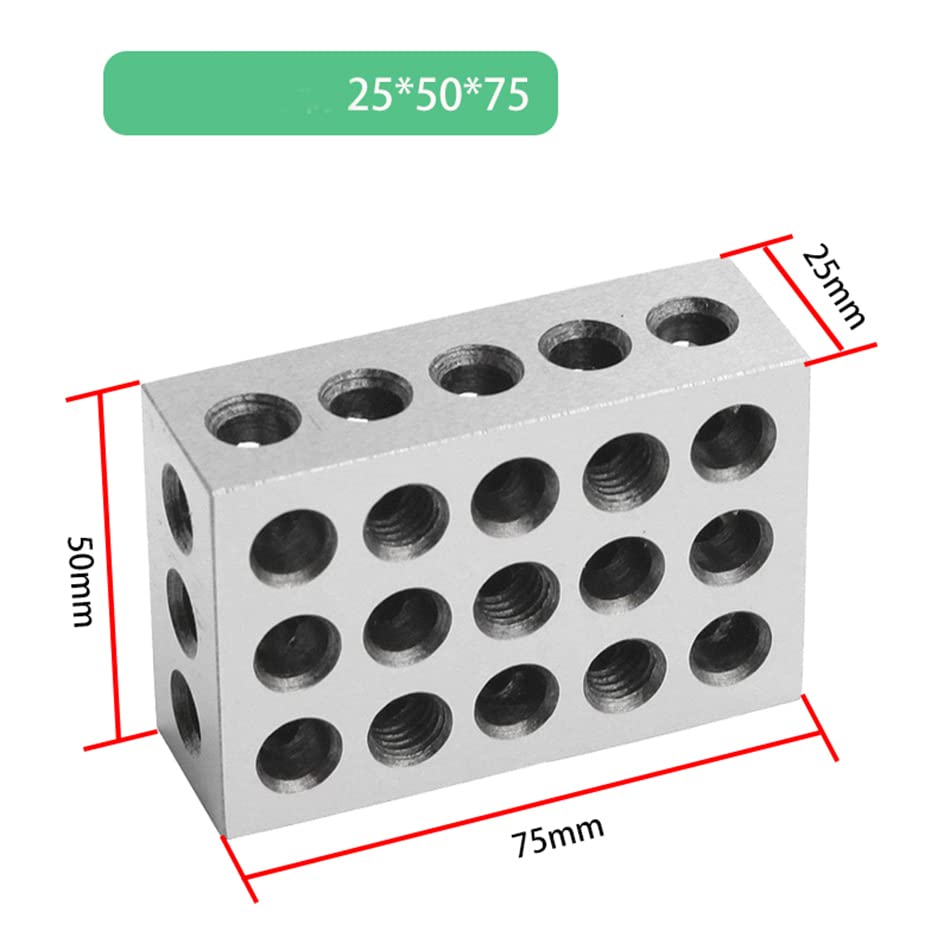 Chiloskit 23 orifícios 1 par 1 x 2 x 3 123 moinho conjunto de bloqueios de precisão Ferramentas de