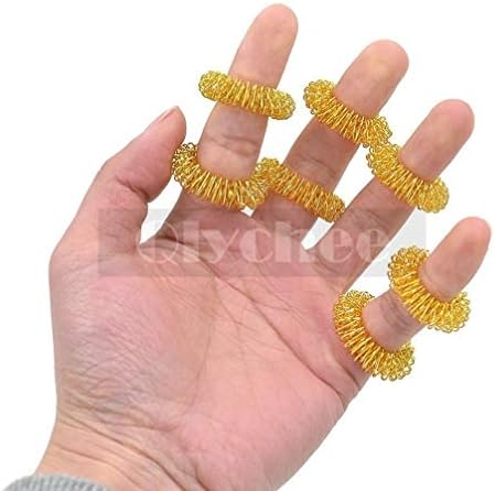ARTIBETTER 4 PCS Spiky Sensory Rings Rings Spiky Ring Anel de acupressão Ring tow Ring para mulheres