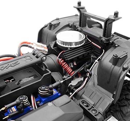 Kyx Racing Alloy Motor Calabelines e ventilador de refrigeração para RC Crawler Car SCX10 II 90046