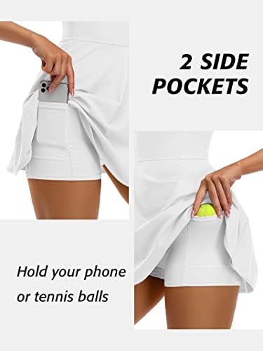 Vestido de tênis de tênis ATTRACO para mulheres com shorts e vestido de treino atlético sem mangas de