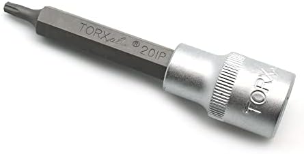TEMO TORX PLUS 50IP SOCKETA DE BIT LONGO de 2 polegadas de 1/2 polegada de unidade quadrada Reparo automático Impacto Pronto da ferramenta
