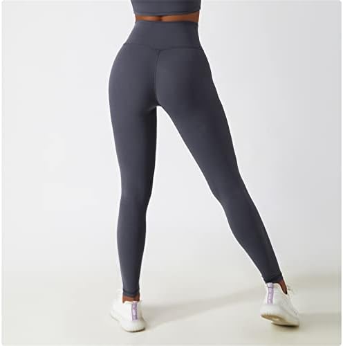 Calças de ioga de elevador de cintura alta para mulheres esticam perneiras rápidas e secas Fitness Fitness Outdoor Sport Gym executando calças justas