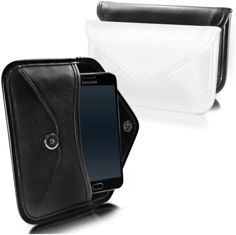 Caixa de ondas de caixa para LG K9 - Bolsa de Mensageiro de Couro de Elite, Design de Caso de Capa de Couro Sintético para LG K9 - Ivory White