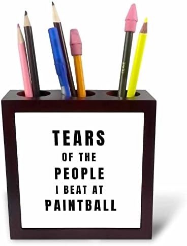 3drose lágrimas das pessoas que venci no Paintball Funny Best Player. - titulares de caneta de ladrilhos
