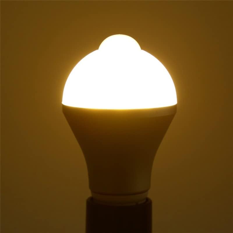 Iluminação interna de Luopan 20pcs AC85-265V LED PIR PIR MOGY SENSOR LAMP E27 E26 B22 Bulbo LED