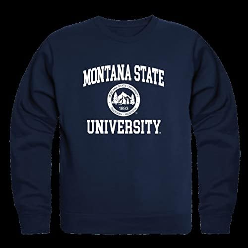 W Republic Montana State University Bobcats Seal Fleece Fleece Crewneck Sweethirts