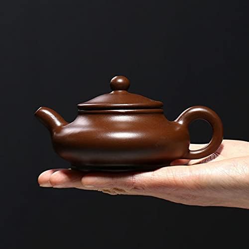 Hemoton Tea Kettle Chinese Zisha Bels Buia Handmada Argila roxa Lama de lama Tea