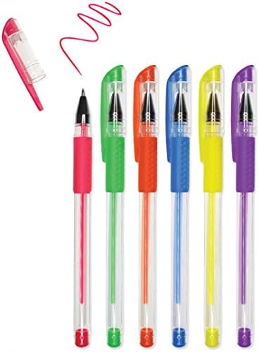 Vivendo em cores Pen-Flow Gel Pen Pen uma ferramenta essencial para coloração adulta, cor vibrante,