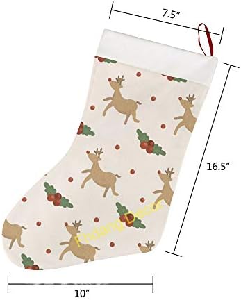 Meias de Santa Feliz Natal, Big Xmas lareira árvore pendurada meias de decoração de decoração para casa de festas de férias em família em casa, 10x16,5 polegadas