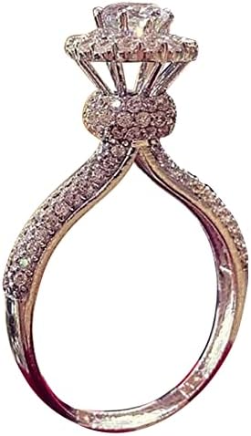 Anéis reais ousados ​​presentes no engajamento artesanal de jóias de casamento de luxo cortada anéis de pedra de pedra branca anéis de polegar para mulheres tamanho 10