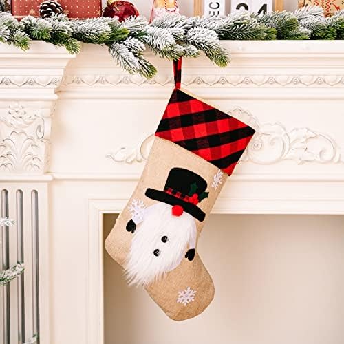 Contas claras de cristal para artesanato grandes meias de doce decorações de natal decorações