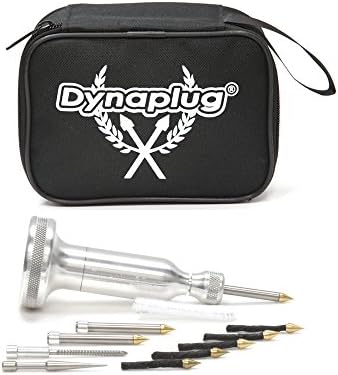 Alumínio DynaPlug Pro Xtreme com bolsa de nylon balística: pacote de ferramentas de reparo de punção de