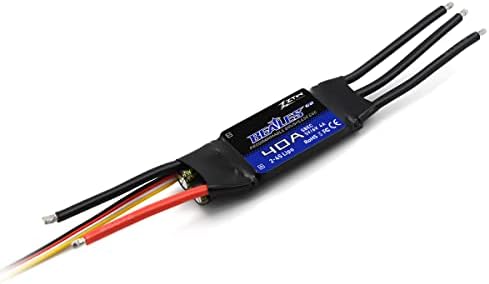 ZTW 40A Brushless ESC com Bec 3A/5V Speed ​​Controller para RC Airplane and Helicopter