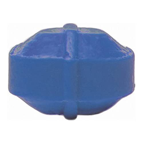 Spinbar em forma de octógono, azul, 12,7 x 8 mm