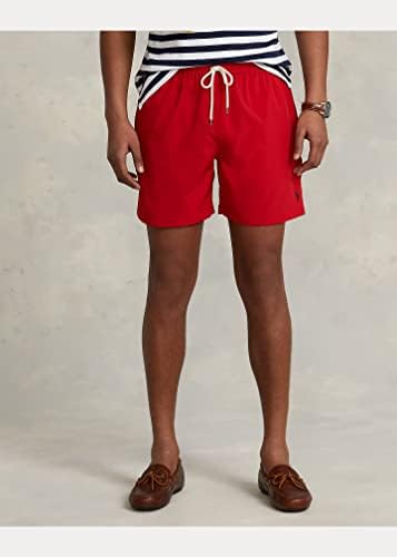 Polo Ralph Lauren, 5,75 polegadas, tronco de natação clássica em RL2000 RED - Tamanho masculino