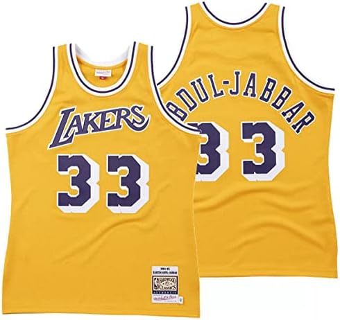 Juventude Kareem Abdul-Jabbar Los Angeles Lakers Jersey Classic Swingman
