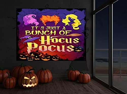 Afoloa Witches Welcome Theme Halloween Party Baskdrop Bats voando à noite com uma lua cheia no fundo Três bruxas