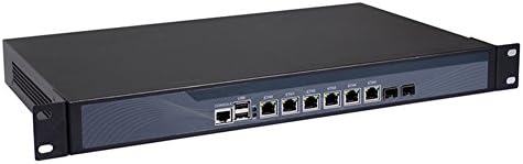 Firewall, VPN, 19 polegadas 1U RackMount, Appliance Network, Z87 com i7 4770, RS16, AES-NI/6 LAN/2 SFP+ 82599ES 10 Gigabit/2usb/com/vga/bypass,