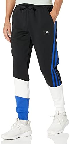 calça de colorblock de roupas esportivas masculinas da Adidas