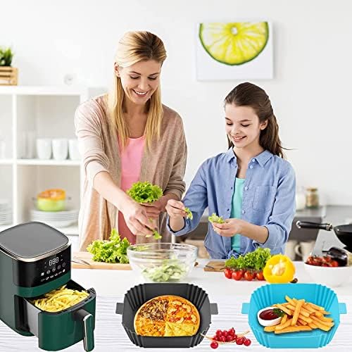 Air Fryer Liners Silicone Large Air Fryer Liners Silicone Fit 4qt a 6qt BPA Free alimento seguro
