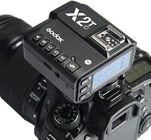 Godox V850III Flash Speedlight W/X2T-C Trigger7.2V/2600mAh HSS 1/8000 2.4G 1.5S Tempo de reciclagem 450 Popa de energia completa para câmera DSLR com sapatos quentes padrão para Canon, Nikon, Sony, Fuji, Panasonic, Olympus
