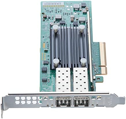 Cartão de rede PIC-E 25G, porta Dual SFP28, PCI Express X8 Ethernet LAN Adaptor Suporte Widows10//2019/CentOS7/Debian10/Ubuntu20/VMware/Esxi7.0, compatível com o Controlador Inter e810- XXVAM2
