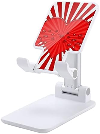 Bandeira do coração japonês Phone dobrável Stand Stand Ajuste Ajuste do ângulo Tablet titular da mesa